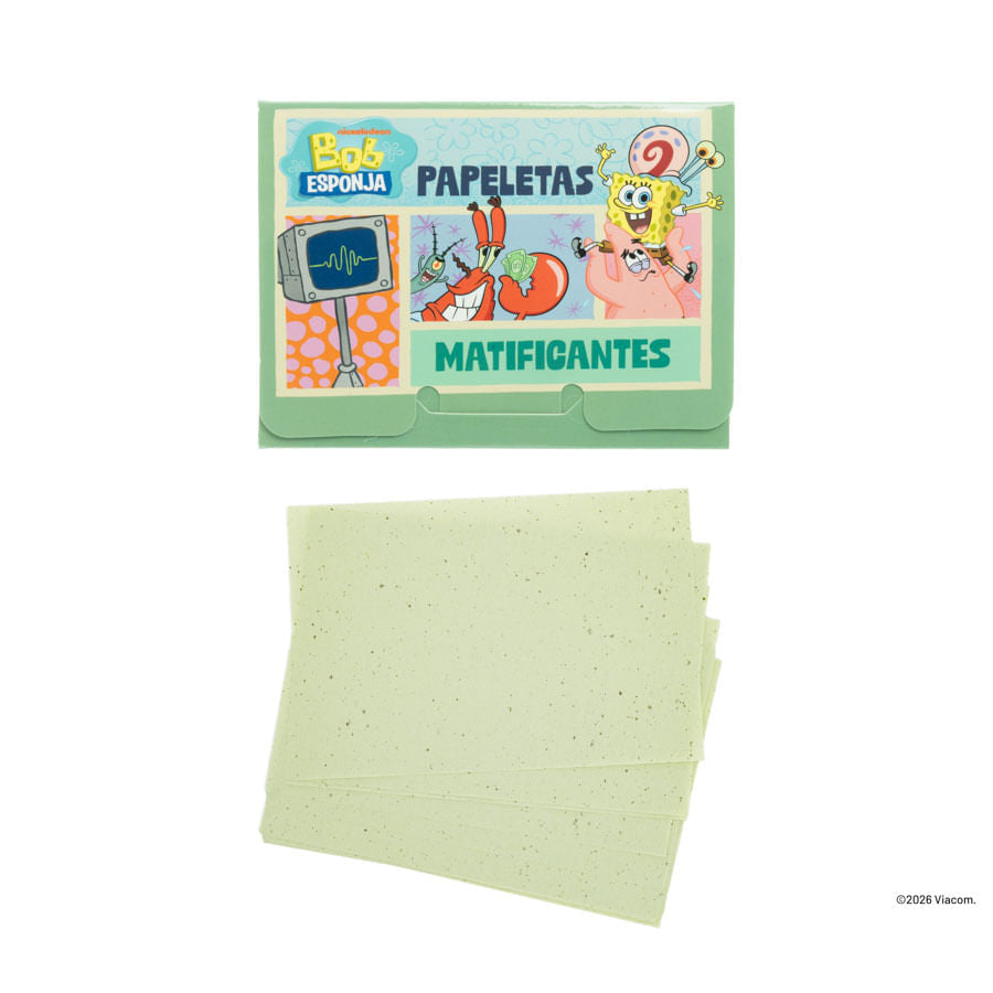 Papeletas Antigrasa Bob Esponja Trendy
