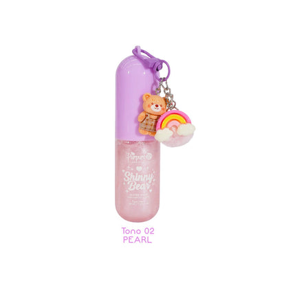 Mini Shimmer Shinny Bear Purpure