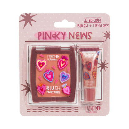 Kit Rubor y Gloss Pinky News Trendy