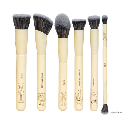 Kit X6 Brochas Piña Bob Esponja Trendy