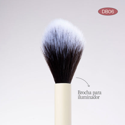 Brocha Duo Glam 06 Iluminador / Polvo Atenea