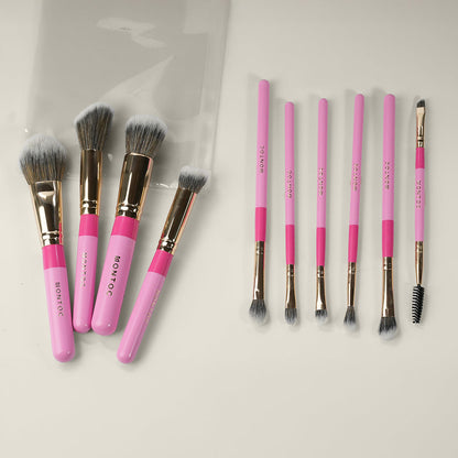 Kit X10 Brochas Fluffy Montoc