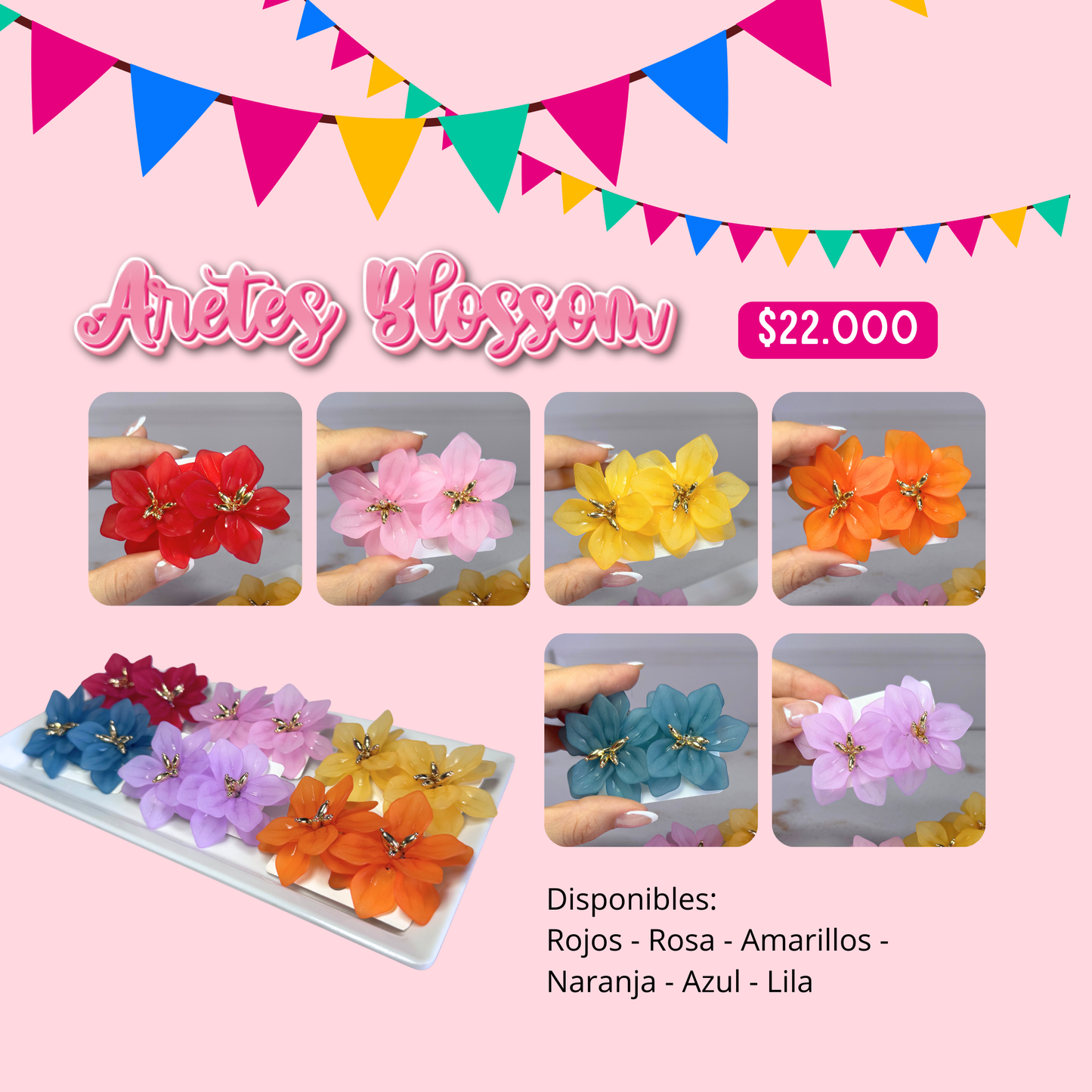 Aretes Blossom
