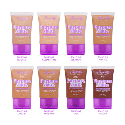 Base Líquida Matte Purpure