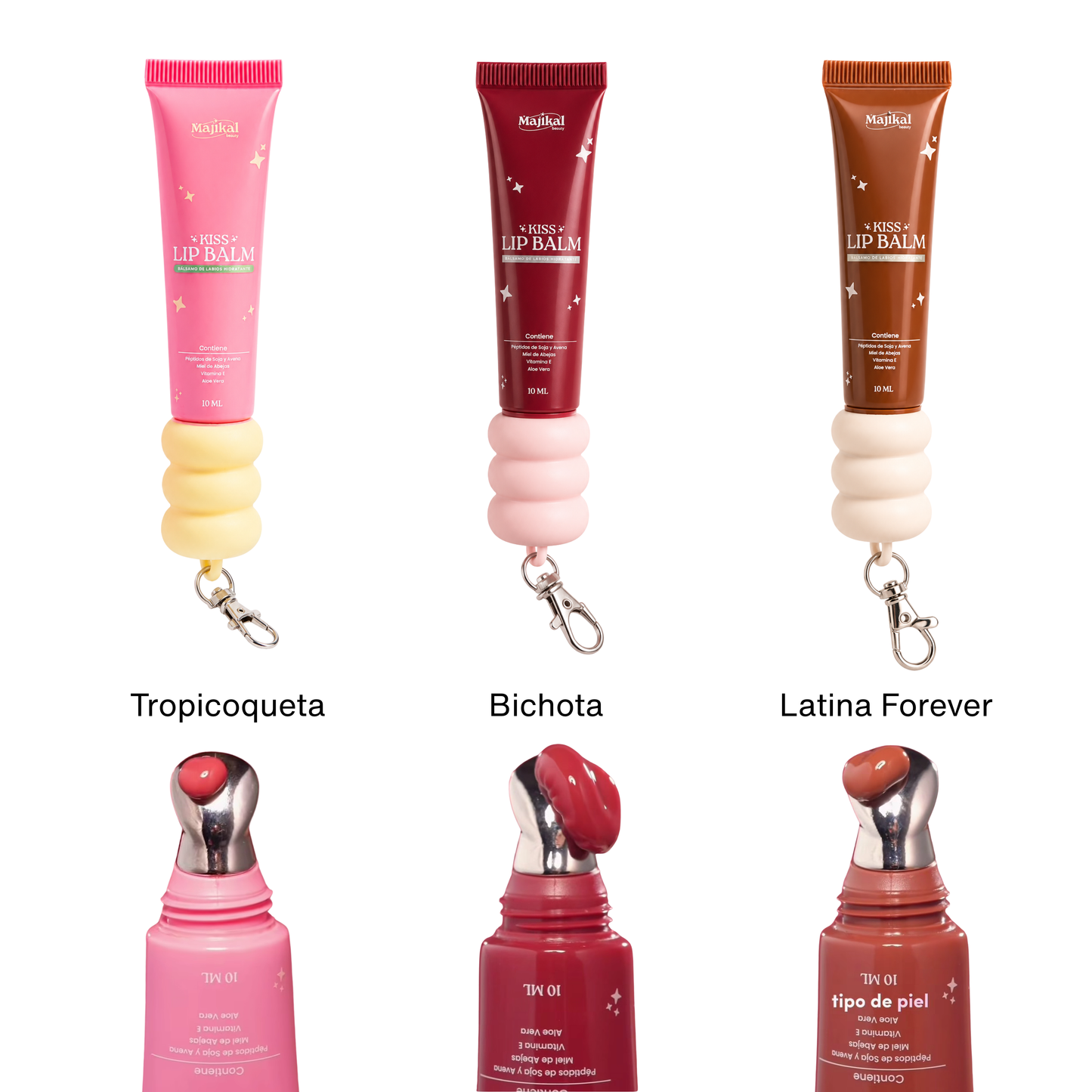 Llavero Kiss Lip Balm Majikal