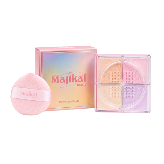 Polvo Traslúcido 4 Colores Majikal